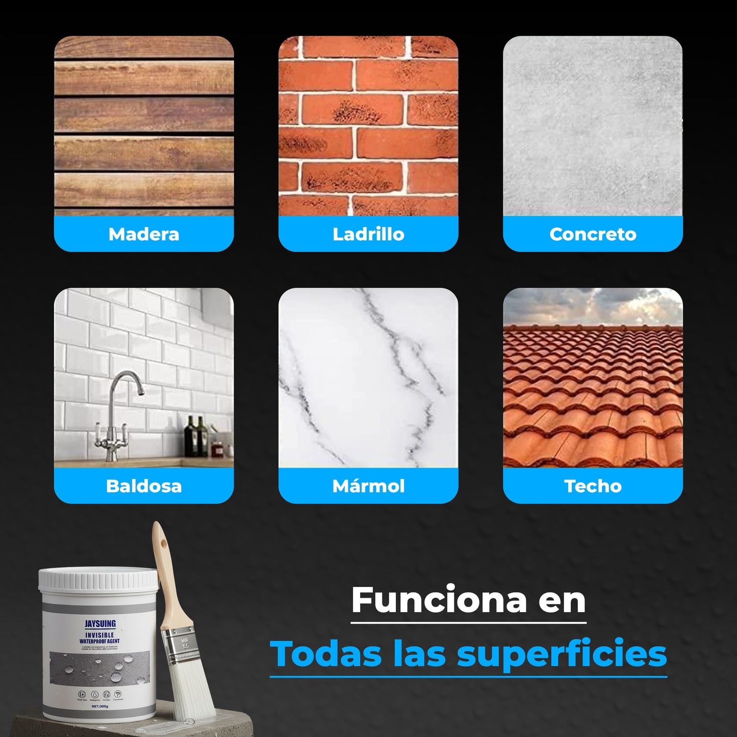 43% OFF 🔥 Compra 1 y Lleva 1 Gratis – Sellador Invisible e Impermeable (Cepillos Incl.)