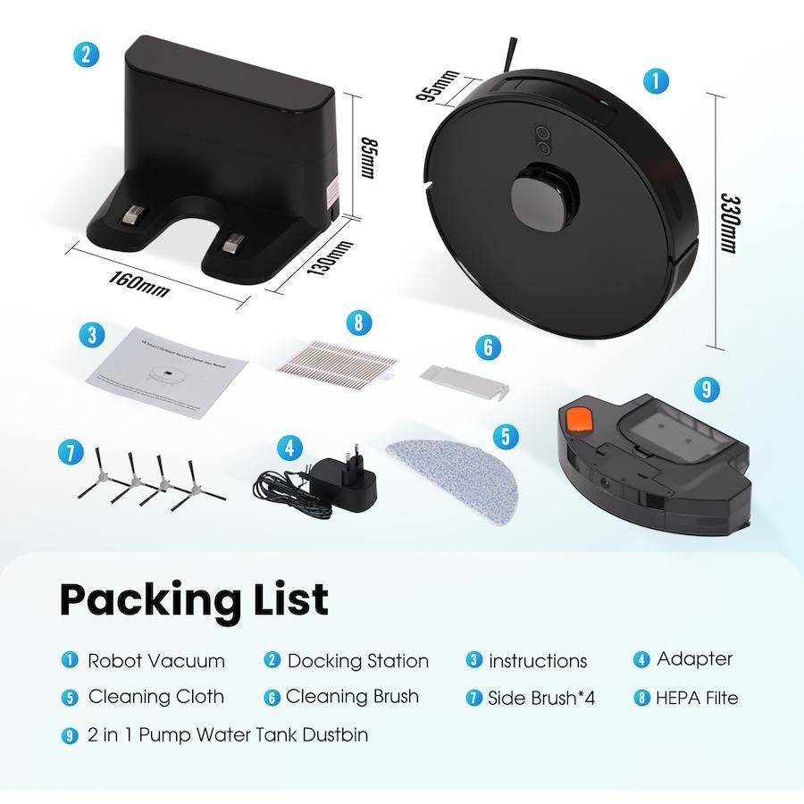 30% DE DESCUENTO 🔥 Robot Aspirador 3 en 1, tu compañero de limpieza diaria.