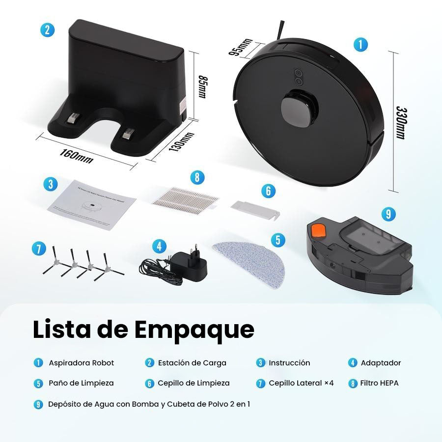 30% DE DESCUENTO 🔥 Robot Aspirador 3 en 1, tu compañero de limpieza diaria.