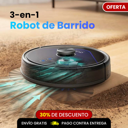 30% DE DESCUENTO 🔥 Robot Aspirador 3 en 1, tu compañero de limpieza diaria.