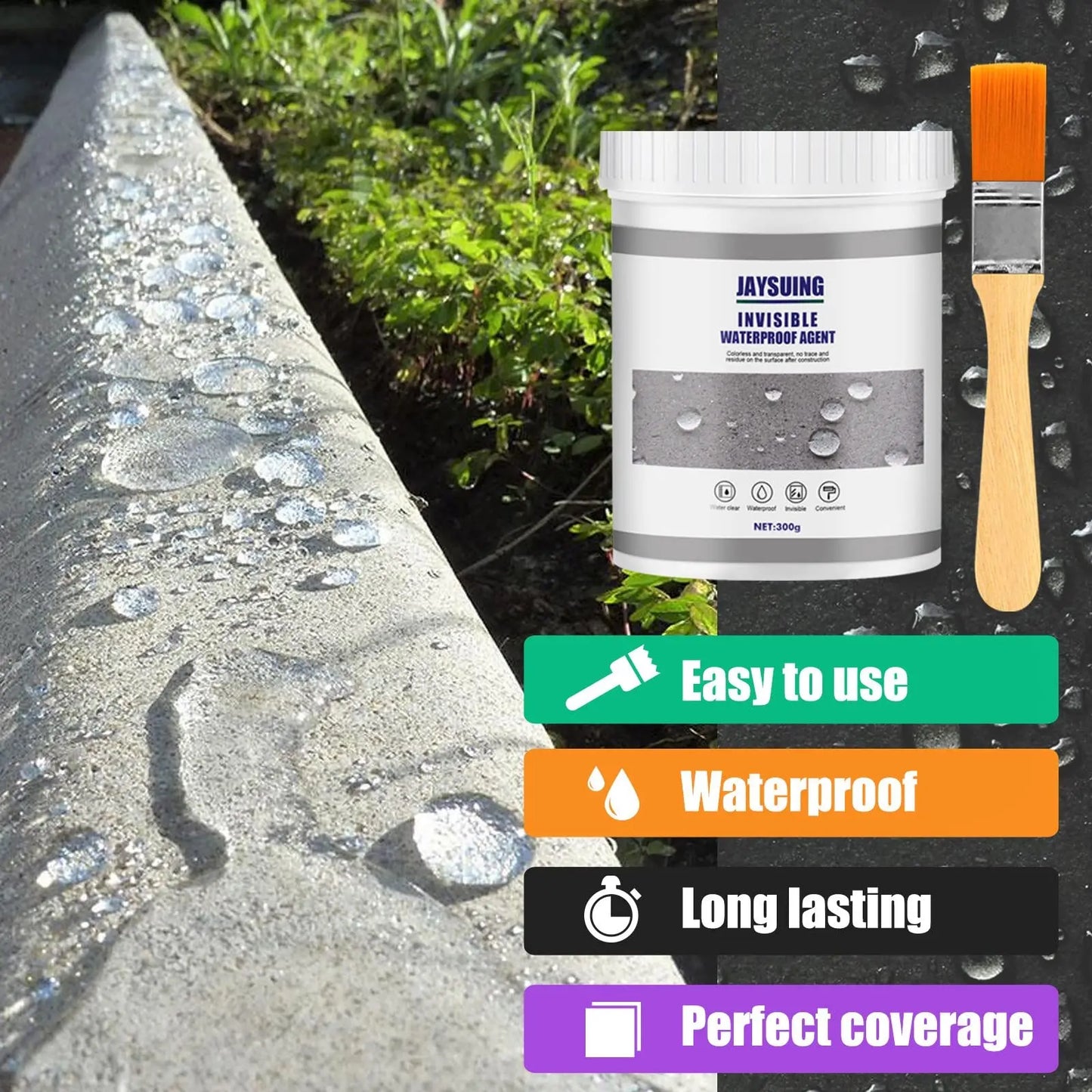 43% OFF 🔥 Buy 1 Get 1 Free – Invisible Waterproof Sealant (Brushes Included)
