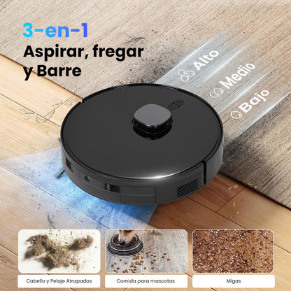 30% DE DESCUENTO 🔥 Robot Aspirador 3 en 1, tu compañero de limpieza diaria.