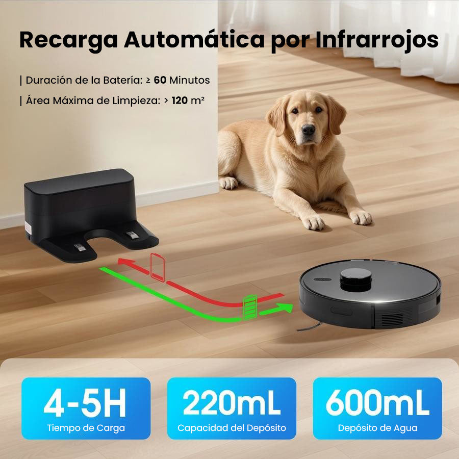 30% DE DESCUENTO 🔥 Robot Aspirador 3 en 1, tu compañero de limpieza diaria.