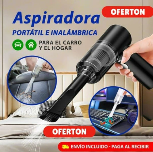 30% DE DESCUENTO 🔥 Aspiradora Portátil Inalámbrica Recargable por USB